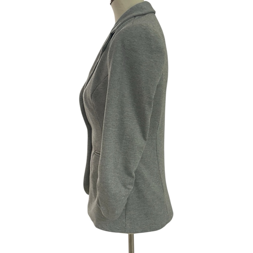 41 Hawthorn Gray Knit Blazer with Ruched Sleeves‎ Size Small - Picture 8 of 12